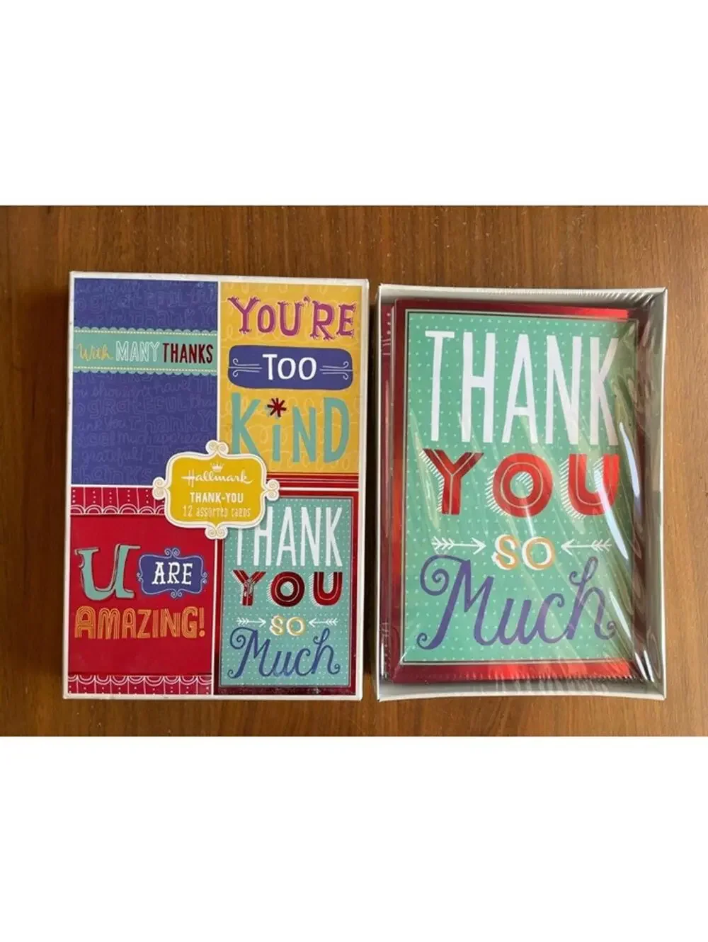 Hallmark Thank You Cards Box Set Of 12 Assorted Cards